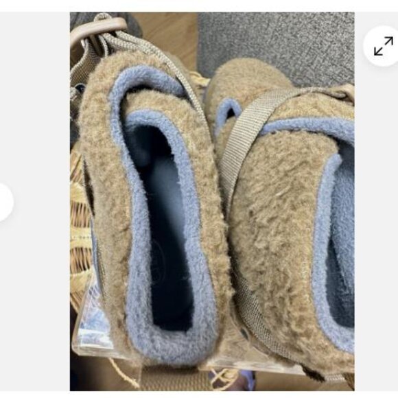 Chaco Ramble Fluff Bootie Ankle Boots Big Kids Boys Girls Size 3 Brown Fleece - Picture 4 of 6